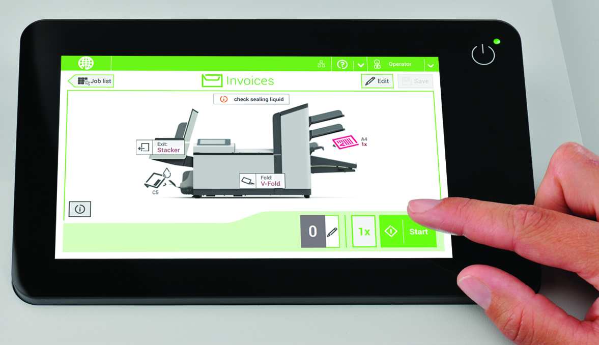 6210 Series touchscreen control panel